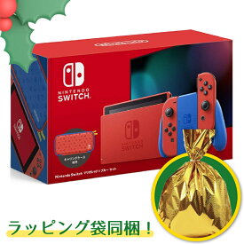【ラッピング袋付き】Nintendo Switch マリオレッド×ブルー セット 任天堂 HAD-S-RAAAF