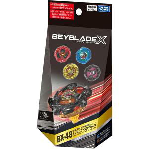 BEYBLADE X �x�C�u���[�hX �y�P�i�z [04] �w���Y�T�C�Y3-85GB(���^���R�[�g:�S�[���h) BX-48 �����_���u�[�X�^�[Vol.9