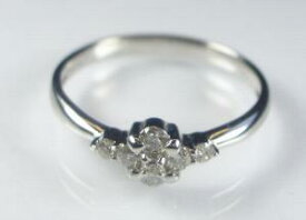 K18WGダイヤ リング10P18Jun16【楽ギフ_包装】