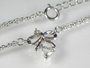K10WGアクアマリン/ダイヤブレスレット10P24Aug13