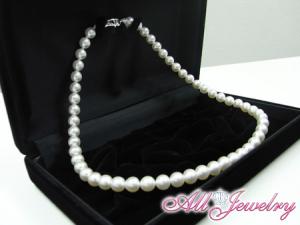 花珠真珠あこや本真珠・花珠パールネックレス7.5〜8.0mm