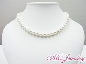 花珠真珠あこや本真珠・花珠パールネックレス7.5〜8.0mm