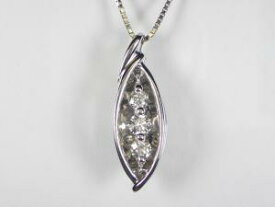 K18WGダイヤ ペンダント ネックレス10P03Dec16【楽ギフ_包装】