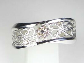 K18WGダイヤ リング10P18Jun16【楽ギフ_包装】