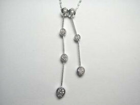 K18WGダイヤ ペンダント ネックレス10P03Dec16【楽ギフ_包装】