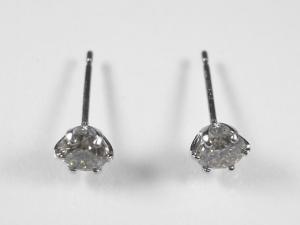 PTダイヤスタッドピアス0.5CT