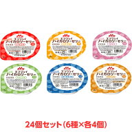【軽減税率】 送料無料 森永乳業 クリニコ エンジョイ小さなハイカロリーゼリー 詰め合わせ 24個（6種各4…