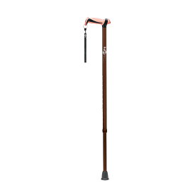 竹虎 ヒューゴステッキ ブラウン 104753 伸縮杖 高齢者 老人 介護 ステッキ 伸縮ステッキ 杖