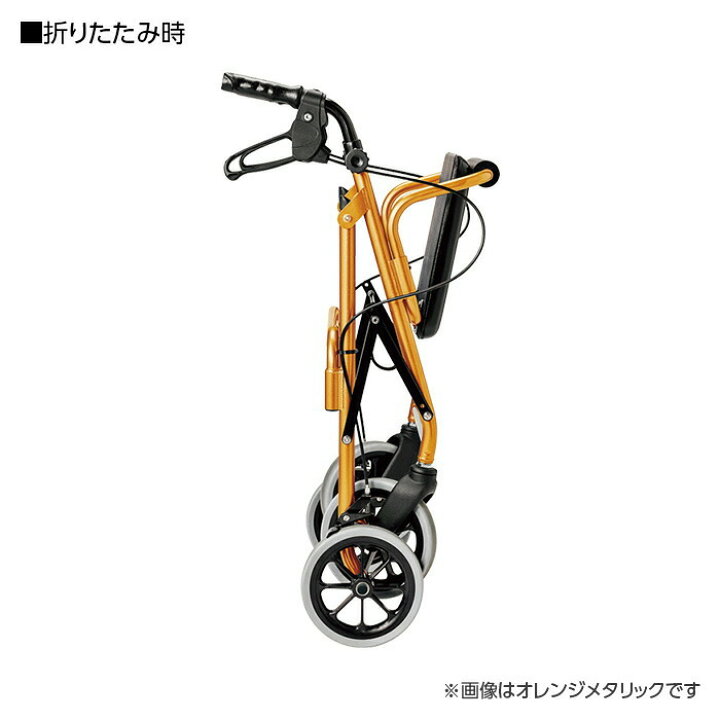 楽天市場】竹虎 歩行車ハッピーII NB ブルーメタリック 歩行器 高齢者 