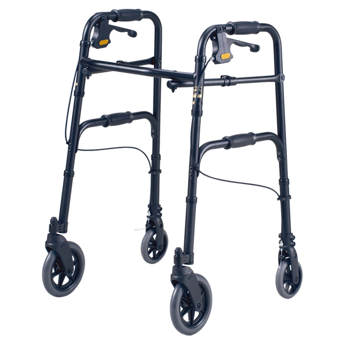 【楽天市場】イーストアイ セーフティーアームＶタイプウォーカーハイ SAVH ハンドブレーキ付歩行器 背の高い方に 高齢者 老人 介護用 :  豊通オールライフ