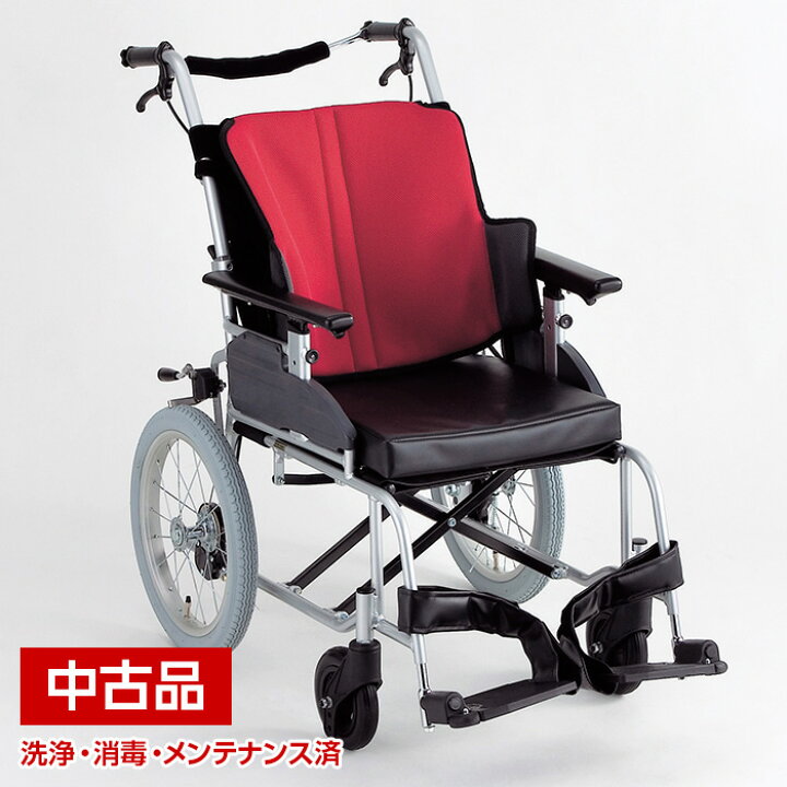 楽天市場】【中古】 日進医療器 座王 介助 NAH-521A 車椅子 車いす 40 