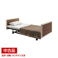 【中古】電動ベッド Emi 2モーター トール樹脂木目ライトボード 90cm幅 WR2-90H14【代引き不可/発送後の…