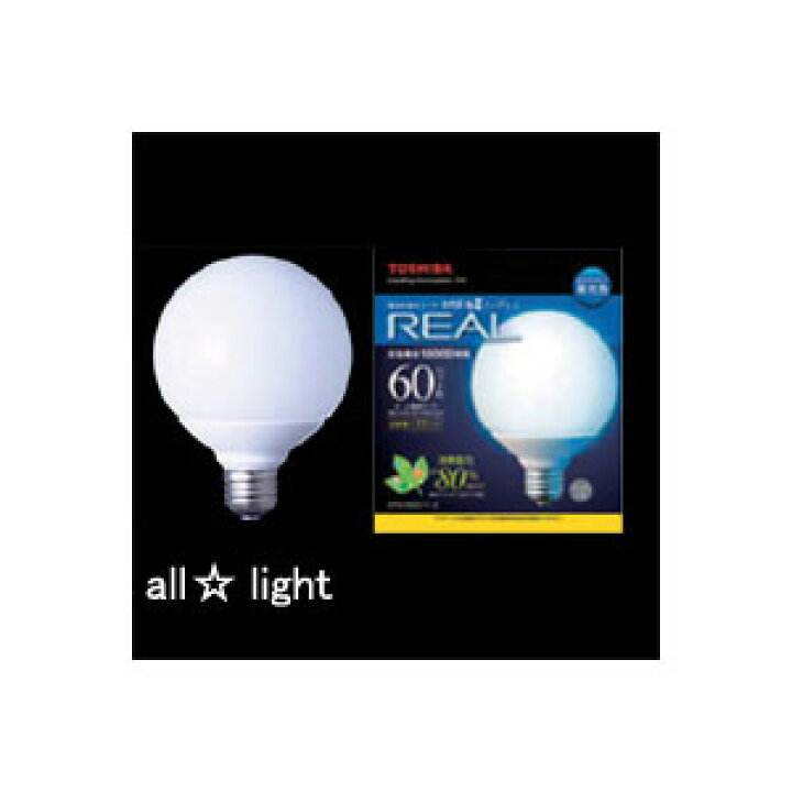 楽天市場】東芝 電球形蛍光ランプ（蛍光灯） ネオボールZリアル  