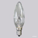 TOZAI　シャンデリア電球（海外口金）　E14口金段付き　クリヤー　40W　C32E14C110V40W