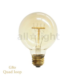 @GW\ouiGW\dj@{[`@G80@E26@110V@40W@Quad loop@G80 E26 110V 40W QL
