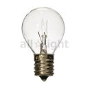 アサヒ　ミニランプ　S35　E17口金　クリヤー　100／110V　25W　S35 E17 100/110V-25W(C)