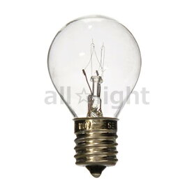 アサヒ　ミニランプ　S35　E17口金　クリヤー　110V　10W　S35 E17 110V-10W(C)