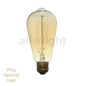 @GW\ouiGW\dj@iX`@ST64@E26@110V@40W@Squirrel cage@ST64 E26 110V 40W SC