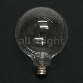 アサヒ　クリヤーボール　E26口金　直径125mm（G125）　40W　G125 E26 110V-40W(C)
