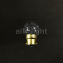 アサヒ　ボールランプ（海外口金）　クリヤー　B22D 口金　直径40mm（G40）　10W　 G40 B22D 110V-10W(C)