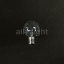 アサヒ　ボール球　クリヤー　E17口金　直径40mm（G40）　25W　 G40 E17 100/110V-25W(C)