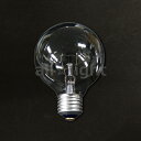 アサヒ　クリヤーボール　E26口金　直径80mm（G80）　40W　 GC110V-40W/80