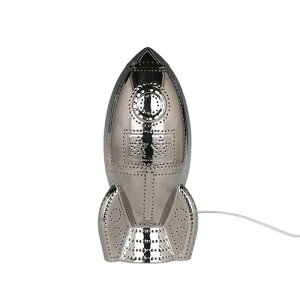 DULTON�@�_���g���@PORCELAIN ROCKET LIGHT CROME�@�t���A���C�g�@�f�X�N�����v�@�N���[���@E17�����@�d���R�[�h�@ON/OFF�X�C�b�`�@�����v�ʔ��@DS0774CR