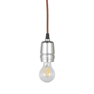 DULTON�@�_���g���@ALUMINUM SOCKET CORD BROWN�@�y���_���g���C�g�@�\�P�b�g�R�[�h�@���|���V�[�����O�^�C�v�@�A���~�j�E���@�u���E���@LED�d����p�@E26�@�����v�ʔ��@DSZ0504BR