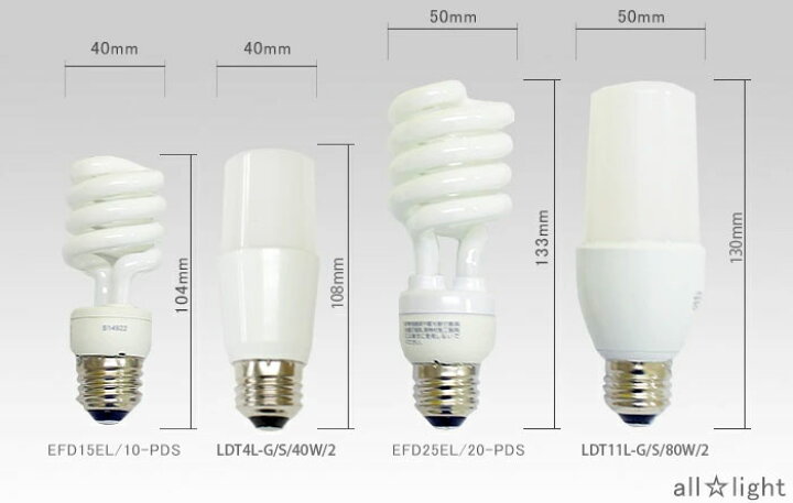 楽天市場】東芝 LED電球 T形 一般電球形 全方向タイプ 電球色 
