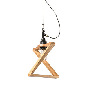 EL COMMUN�@�G���E�R�~���[���@AMPERSAND FACTORY�i�A���p�T���h�t�@�N�g���[�j�@AMP WOODEN SHADE LAMP DUO WIRE BK�@�y���_���g���C�g�@�\�P�b�g�@���|�V�[�����O�^�C�v�@���C���[�@�E�b�h�Z�[�h�@E26�@