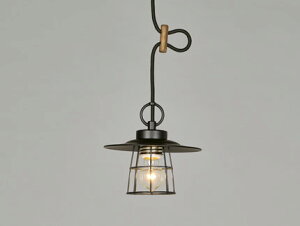 後藤照明 レトロ照明 引掛シーリング式ペンダント 〆付けブラックガードアルミP1BB・CP型BK 口金E26 40W浪漫球付 GLF3531 ※受注生産品