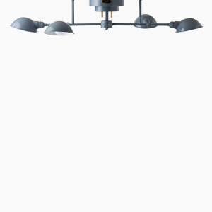 HERMOSA�@�n���T�@�V�[�����O���C�g�@FINO 4�i�t�B�[�m4�j�@���|���V�[�����O�@���M�d���t���iE26/60W×4�j�@�d���F�@�`8��@LED�Ή��@�����R���t���@vintage grey�i���B���e�[�W�O���[�j�@FP004VGY