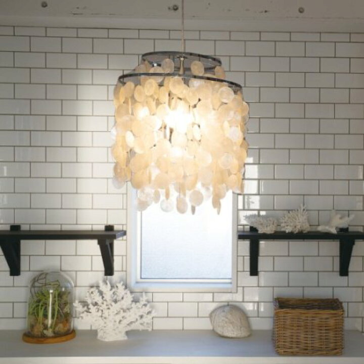 楽天市場】HERMOSA ハモサ ペンダントライト SHELL LAMP 