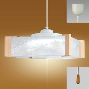 ホタルクス LED和風ペンダントライト コード吊 簡易取付 6700K 調光 〜4.5畳 HCDS0424