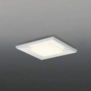 KOIZUMI LEDスクエアベースライト FHP45W×4灯相当 (ランプ付) 電球色 2700K AD92229+AE50775