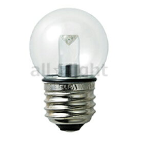 ELPA　エルパボール　LED電球　LED装飾電球　ミニボールタイプ(ボール電球形)　サイン球　G40(外径40mm)　1．4W　クリア　昼白色相当　E26口金　防水設計　LDG1CNGGWP255