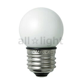 ELPA　エルパボール　LED電球　LED装飾電球　ミニボールタイプ(ボール電球形)　サイン球　G40(外径40mm)　1．4W　電球色相当　E26口金　防水設計　LDG1LGGWP251