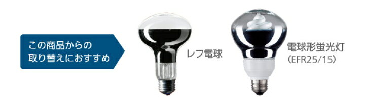 楽天市場】パナソニック LED電球 レフ電球タイプ レフ電球60形 
