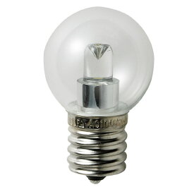 ELPA　エルパボール　LED電球　LED装飾電球　ミニボール電球形　E17　G30（外径30mm）　クリア（透明）　電球色相当　1．2W　45lm　LDG1CLGE17G246