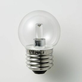 ELPA　エルパボール　LED電球　LED装飾電球　ミニボール電球形　E26　G40（外径40mm）　クリア（透明）　電球色相当　1．4W　55lm　LDG1CLGG256