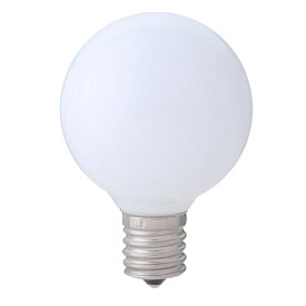 ELPA　エルパボール　LED電球　LED装飾電球　ミニボール電球形　E17　G50（外径50mm）　ホワイト（白）　昼白色相当　1．2W　55lm　LDG1NGE17G260