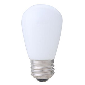 ELPA　エルパボール　LED電球　LED装飾電球　サイン球形　E26　ホワイト（白）　昼白色相当　1．4W　60lm　LDS1NGG900
