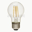 東京メタル工業　LED電球　LEDフィラメント電球　ボール電球形　G50(外径50mm)　40W形相当　電球色　全方向　消費電力3.7W　E26口金　クリア　LG504LC40E26TM