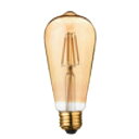 ODELIC　LED電球(LEDランプ)　フィラメント形　電球色（2400K）　白熱電球30形相当(30W形相当)　全光束350lm　E26口金　専用調光器対応　No271C(LDA4LCFD)