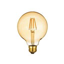 ODELIC　LED電球(LEDランプ)　フィラメント形　ボール球　電球色（2400K）　白熱電球30形相当(30W形相当)　全光束350lm　E26口金　専用調光器対応　No271E(LDG4LCFD)
