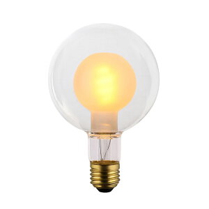 ���p�d���@LED�d���@LED Bulb in Bulb�@�{�[���d���`�@���a95mm(G95)�@���M�d��25W�`�����@250lm�@2.5W�@�O���N���A�@�����t���X�g�@�d���F�@E26�@�t�B�������g�@�{�[�����@100V2.5WG95BIB4F2FRE26(vintage)