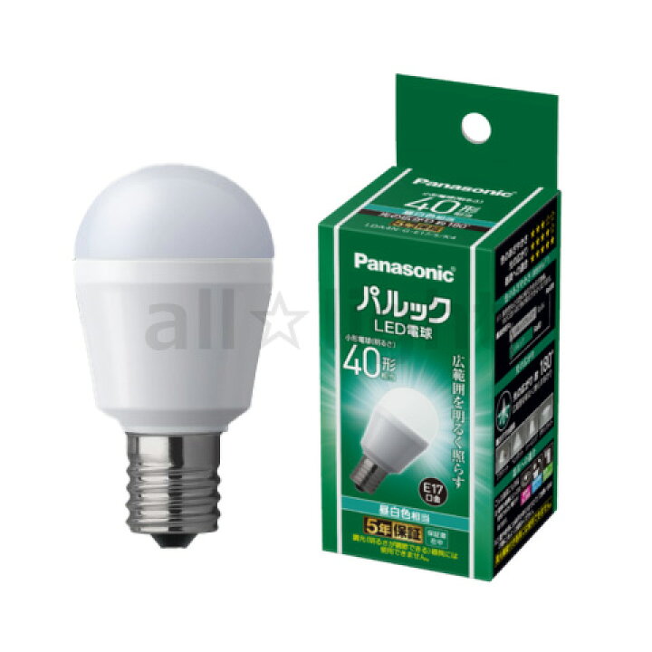 楽天市場】パナソニック パルックLED電球 ミニクリプトン形(小形電球 