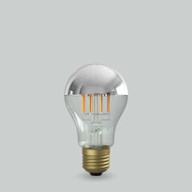 ビートソニック　OnlyOne(オンリーワン)　LED電球　一般電球形　The Bulb(ザ・バルブ Tミラーシルバー)　45W形相当　電球色(2700K)　E26口金　6.0W　LDF40D