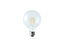 東京メタル工業　LED電球　LEDフィラメント電球　ボール電球形　G95（外径95mm）　調光器対応　60W形相当　電球色　全方向　6．7W　810lm　E26　クリアタイプ　LDG7LGCD60WTM