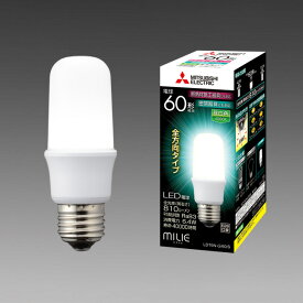 三菱　LED電球　MILIE（ミライエ）　密閉器具対応　断熱材施工器具対応　T形　全方向タイプ（300度）　E26口金　昼白色　白熱電球60W形相当　810lm　LDT6NG60S